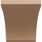 Ekena Millwork 5-inch W x 6-inch D x 6-inch H Lafayette Rough Cedar Woodgrain TimberThane Knee Brace, Primed BRCUR05X06X06LFTRCPR - alternate 4